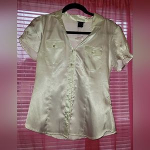 Bling Button Blouse
